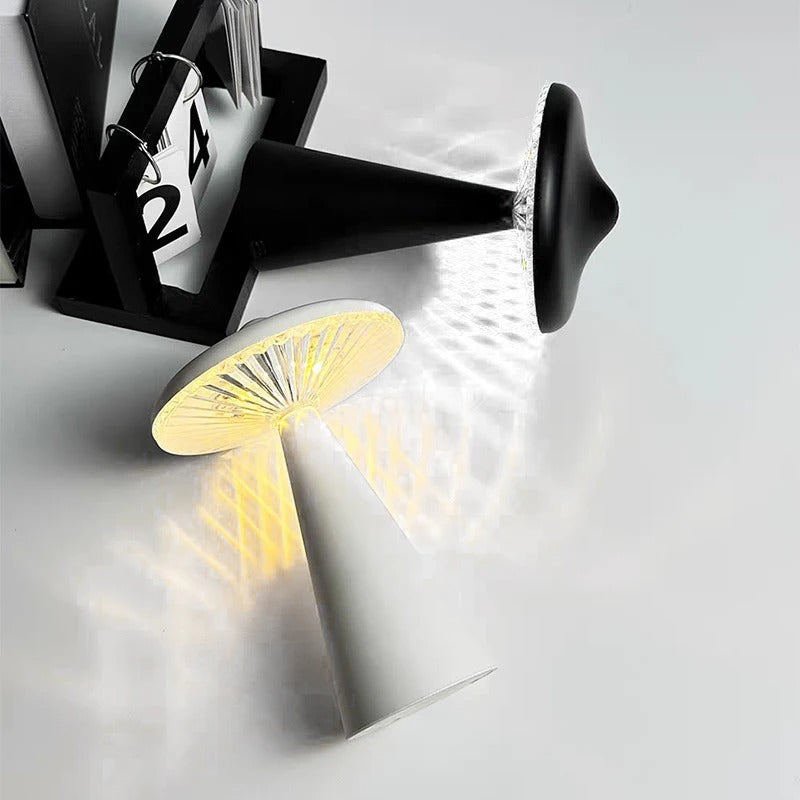 LumiNova - Lampe de Table LED Champignon USB Tactile Dimmable