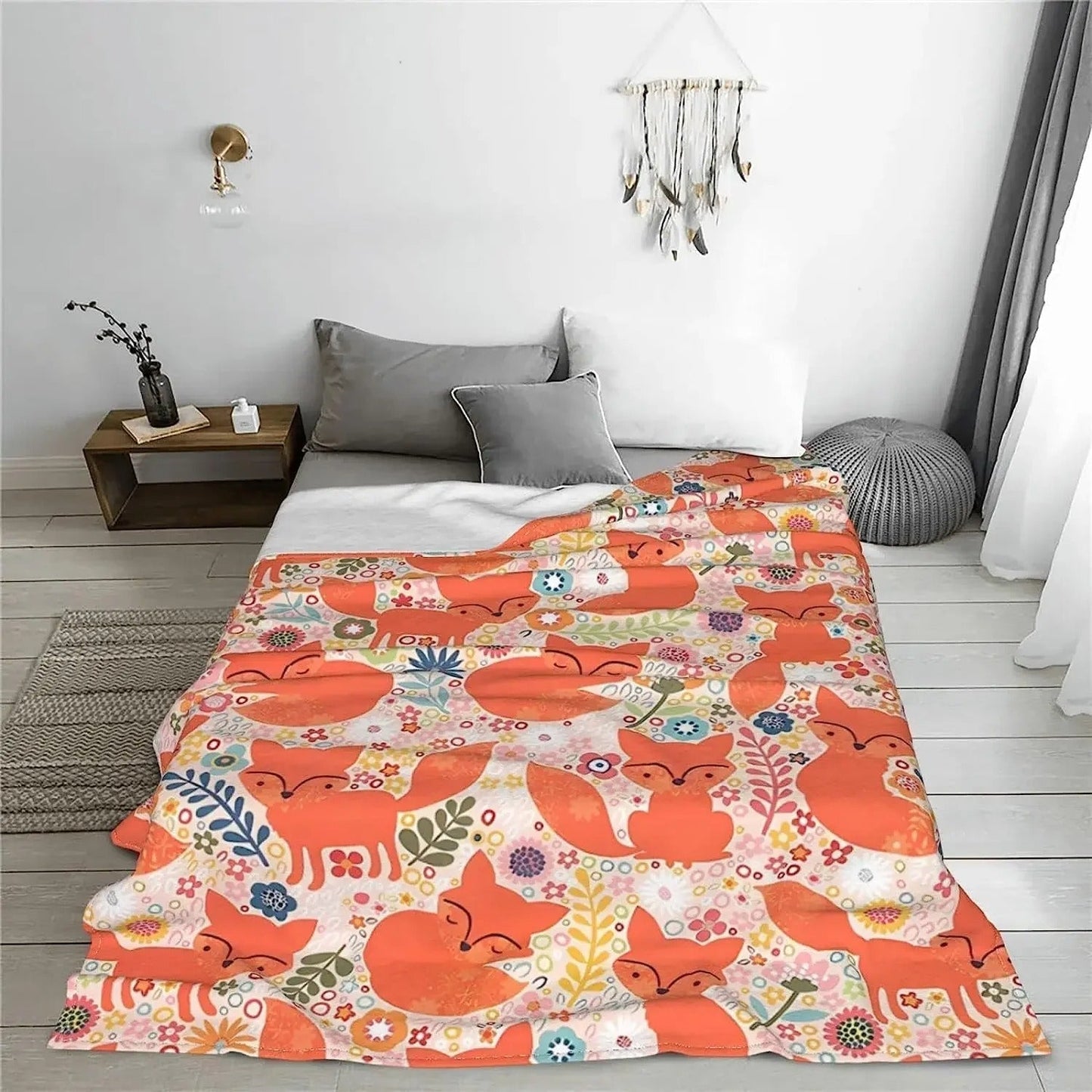 Floroux | Couverture en Fleece Doux pour Enfants et Adultes