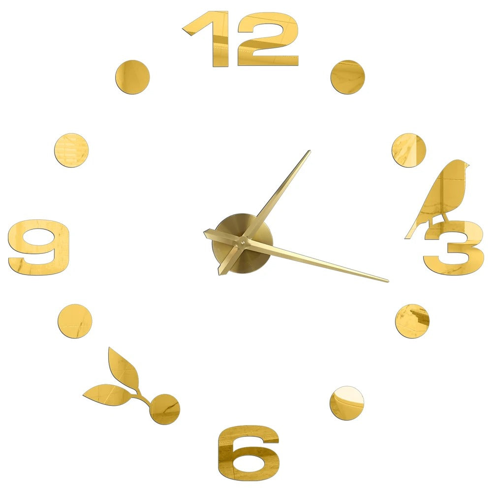 DecoHorloge – Grande Horloge Murale 3D pour Décoration Intérieure