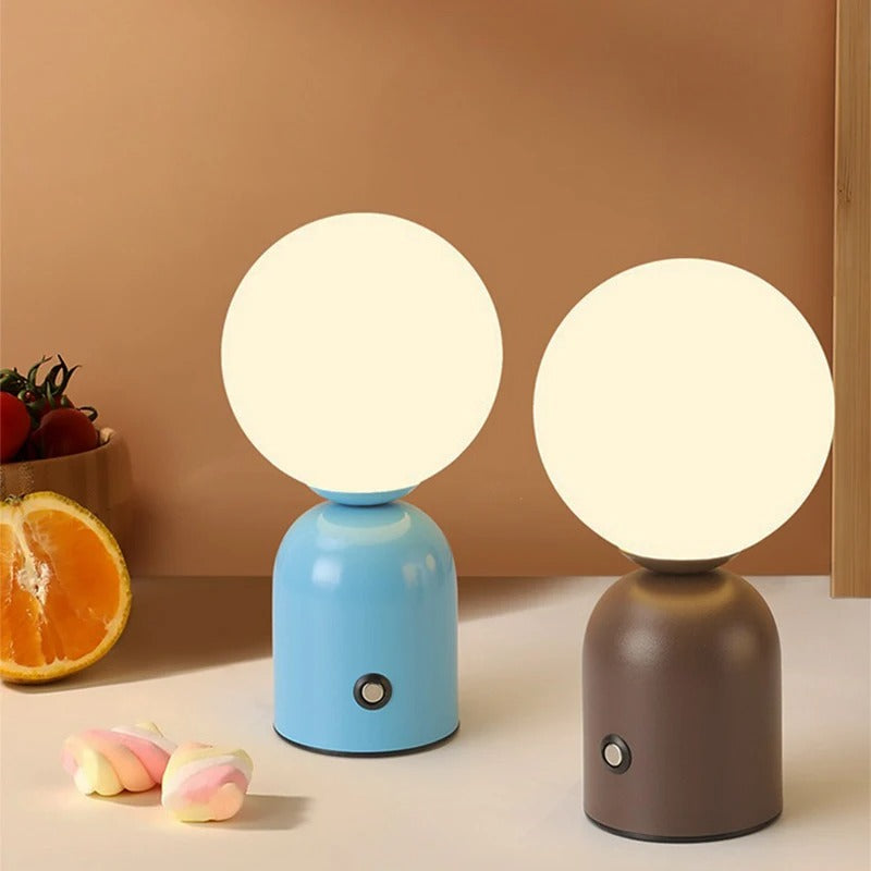 Floroux - lampe de table LED rechargeable pour un éclairage cosy dans la chambre à coucher et le salon
