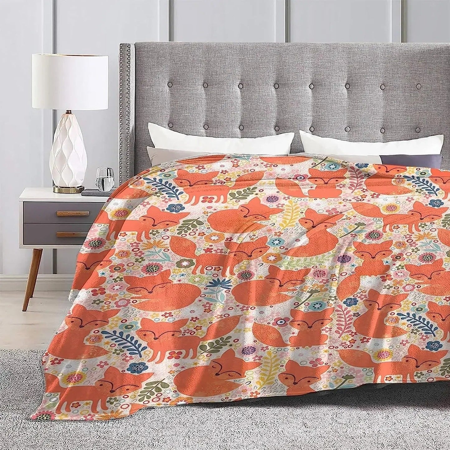 Floroux | Couverture en Fleece Doux pour Enfants et Adultes