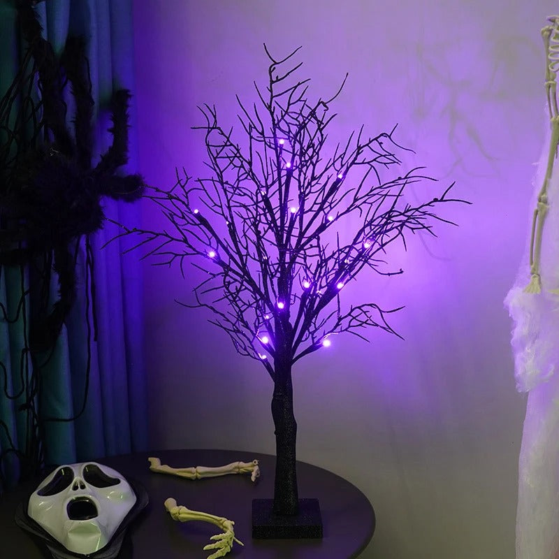 Floroux Baumlicht - LED Citrouille Arbre Halloween pour une ambiance automnale cosy