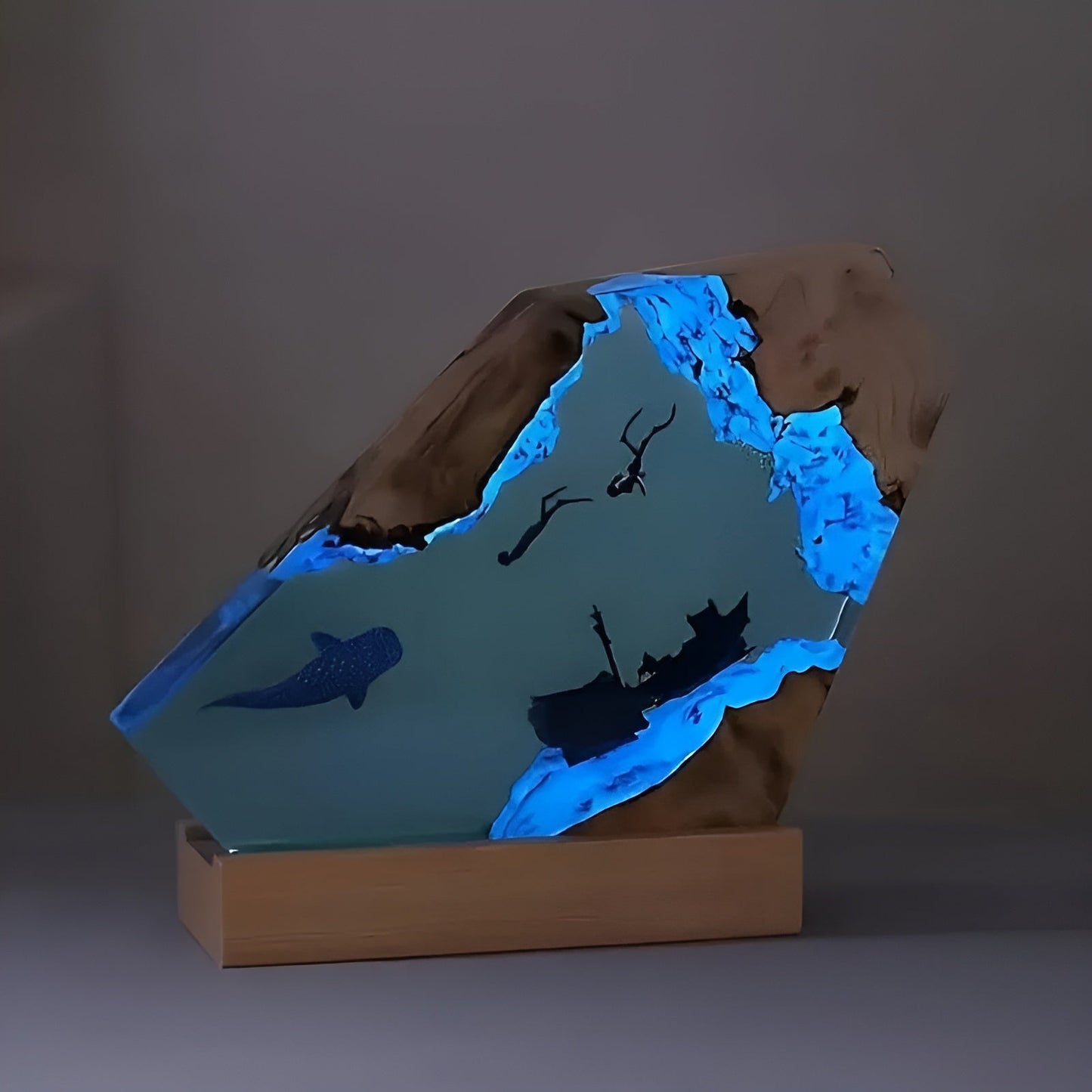 Lampe de Table Océan Rafraîchissante - DeepDive Illumina