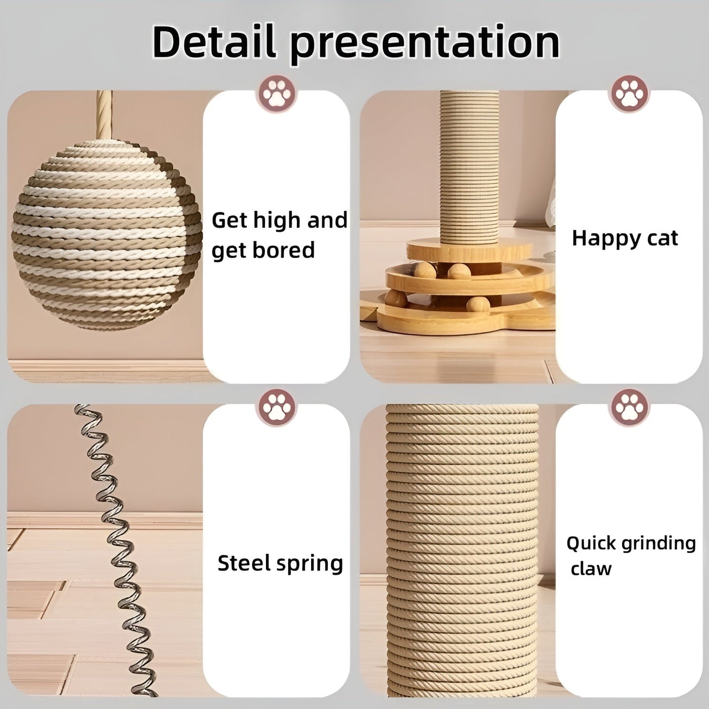 Balles de jeu en bois pour chats - WoodPounce