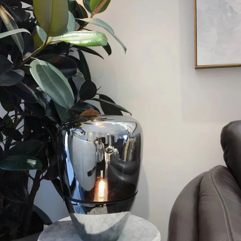 LumièreÉclat - Lampe de Table en Verre pour Salon avec Éclairage Élégant