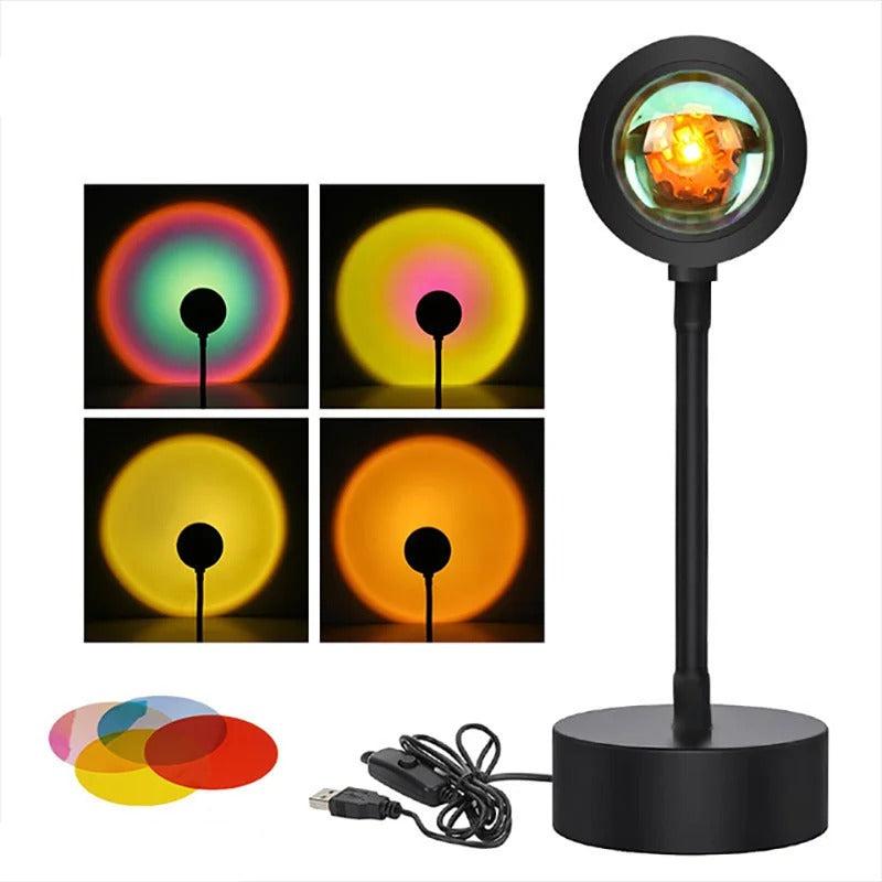 Lampe de Coucher de Soleil LED Éclairage d'Ambiance