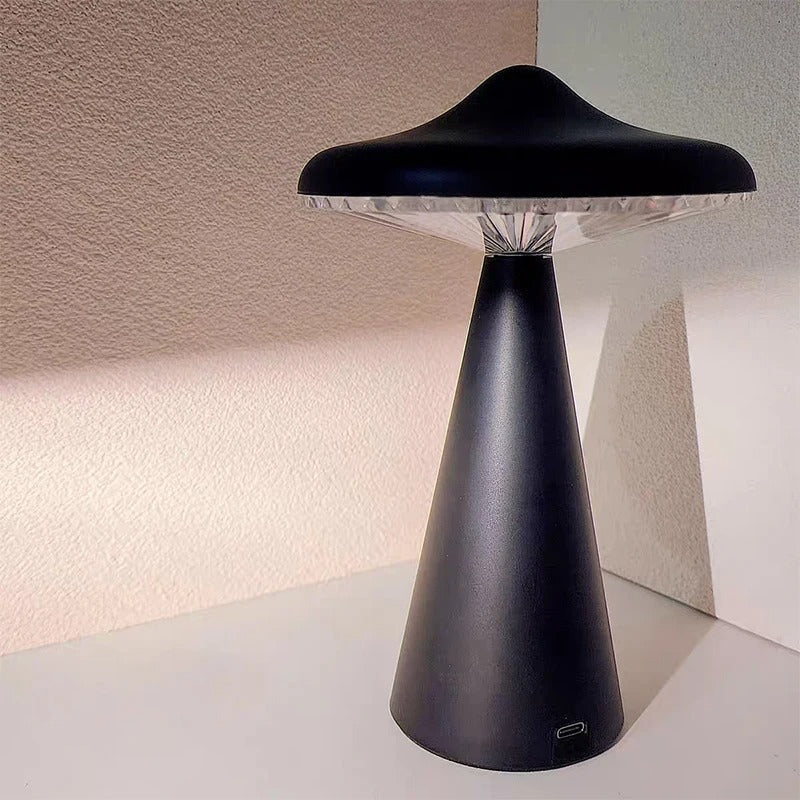 LumiNova - Lampe de Table LED Champignon USB Tactile Dimmable
