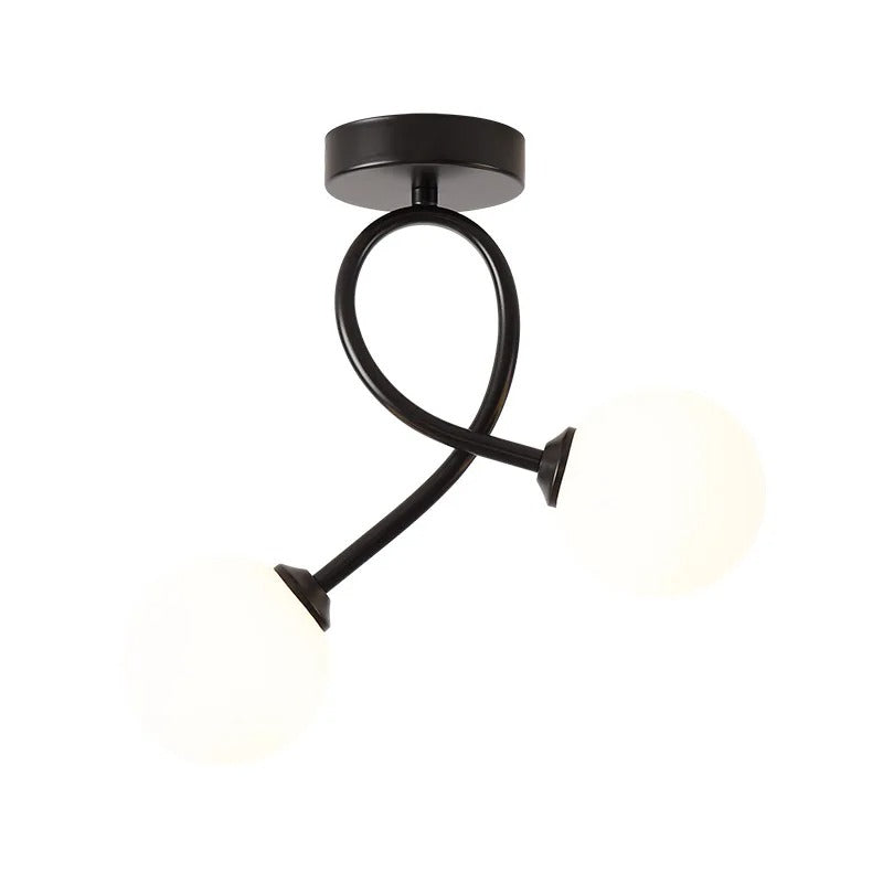 ÉclatVerre - Lampe de Plafond Moderne en Verre