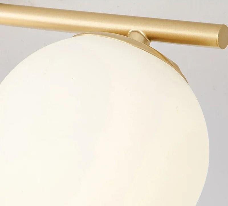 LumièreNordique - Plafonnier LED en Verre Élégant