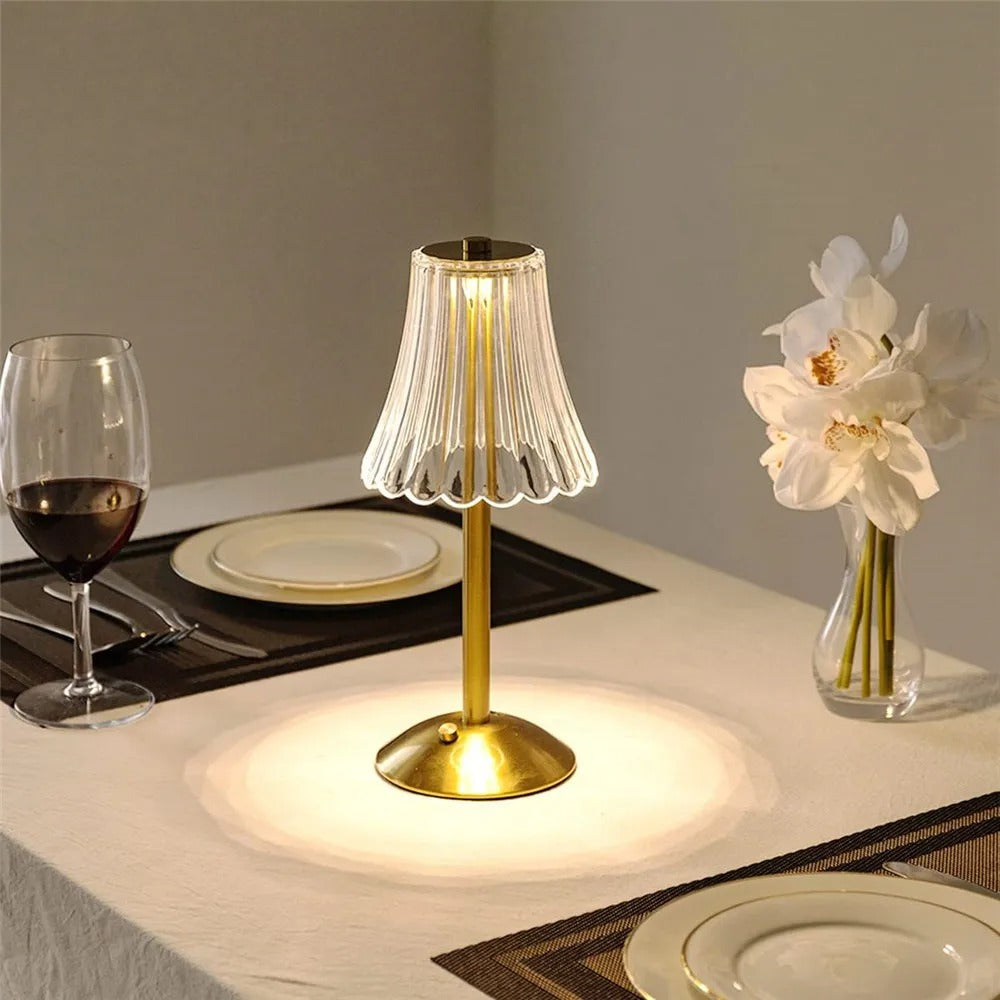 Floroux – Lampe de bureau élégante rechargeable et dimmable pour une ambiance conviviale