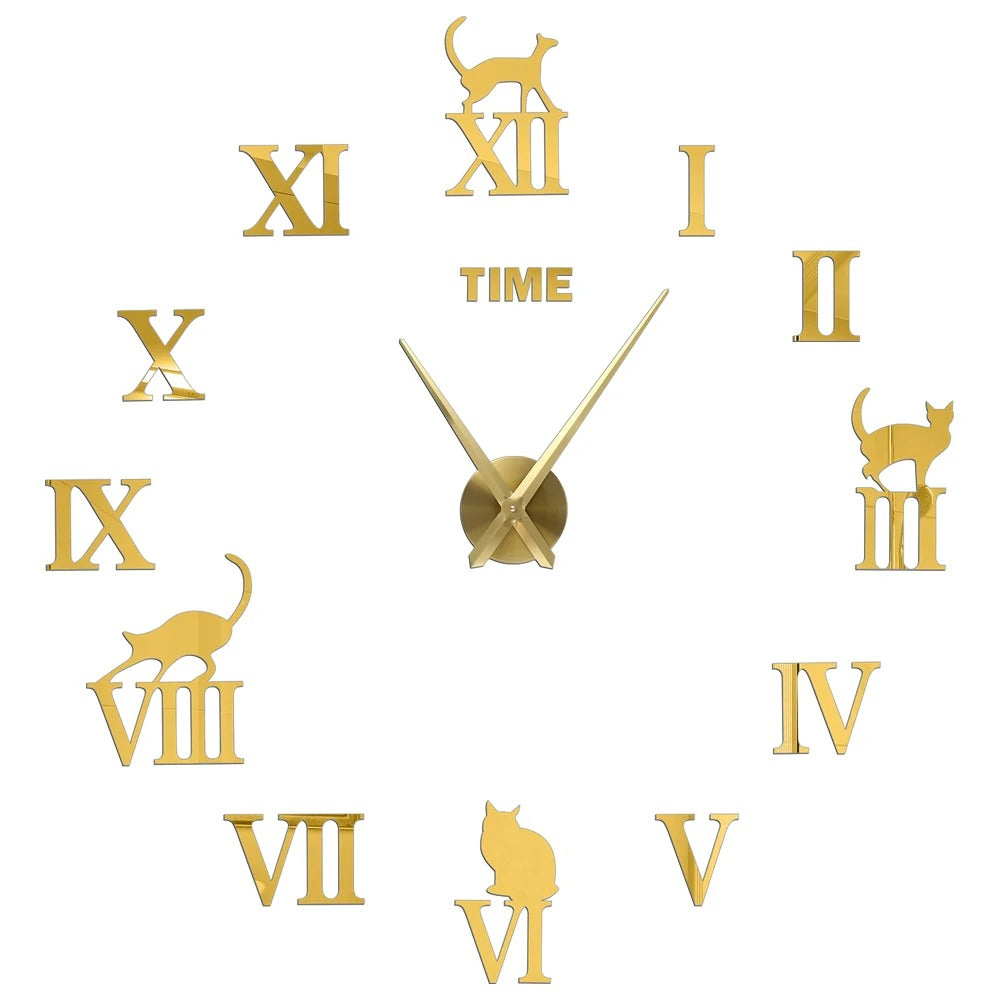 DecoHorloge – Grande Horloge Murale 3D pour Décoration Intérieure