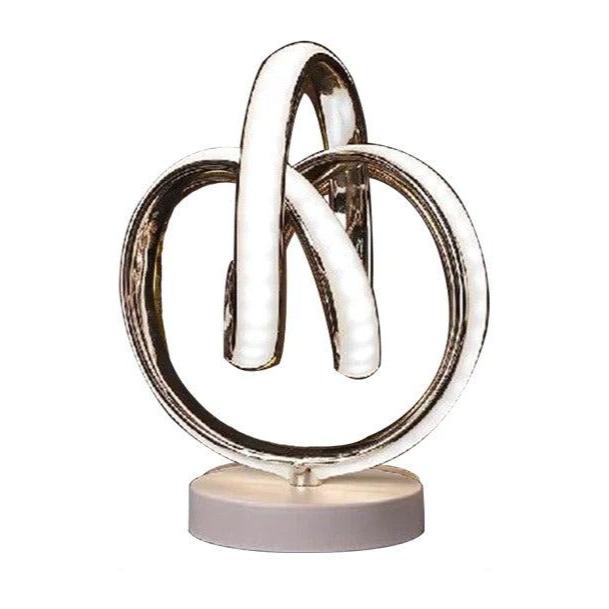 Floroux – Lampe de table LED élégante et mince avec une courbure élégante pour une décoration intérieure moderne