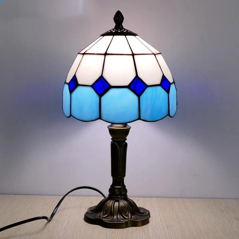 LumièreBaroque - Lampe de Table LED Tiffany Vintage Rétro