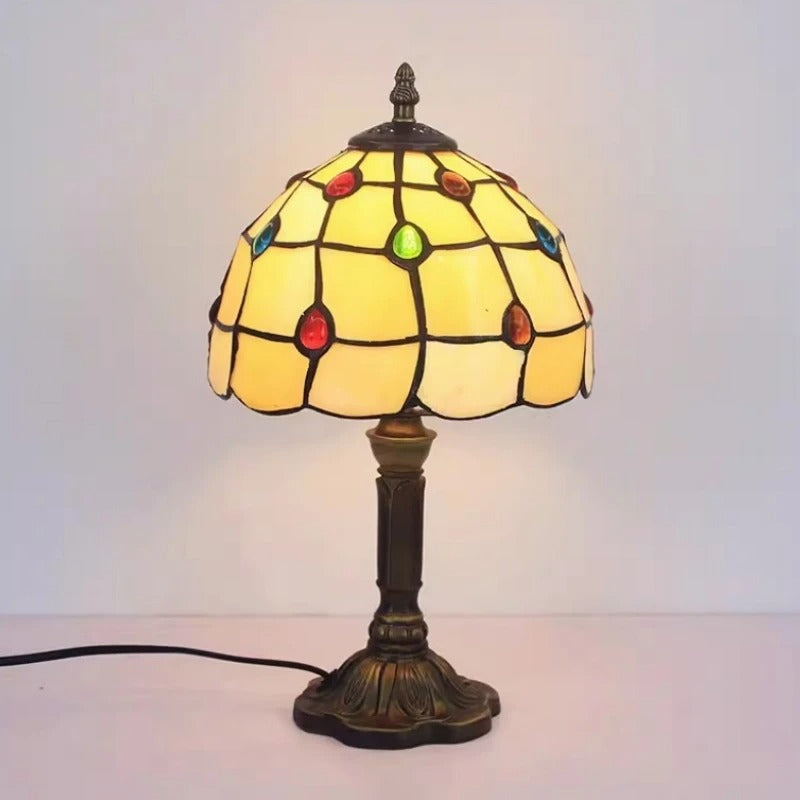 LumièreBaroque - Lampe de Table LED Tiffany Vintage Rétro
