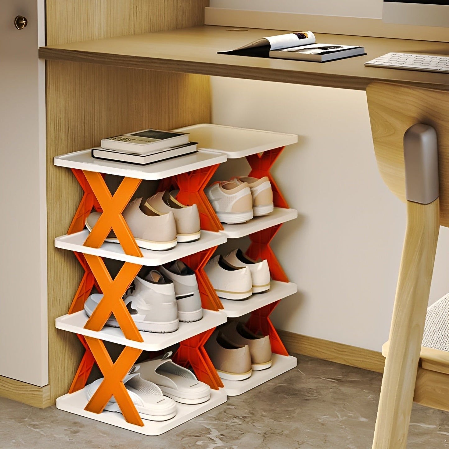 Râtelier à chaussures multifonctionnel et pliable - SpaceSaver