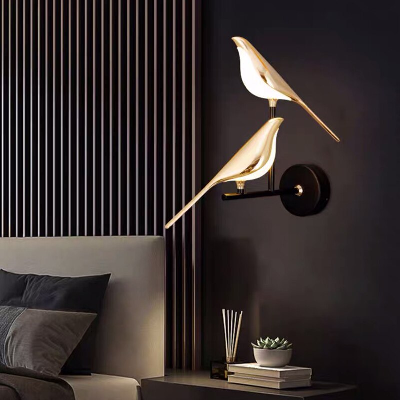 Floroux Modern LED Wall Sconce | Bird Design Wall Sconce | Unique Decorative Light for Home