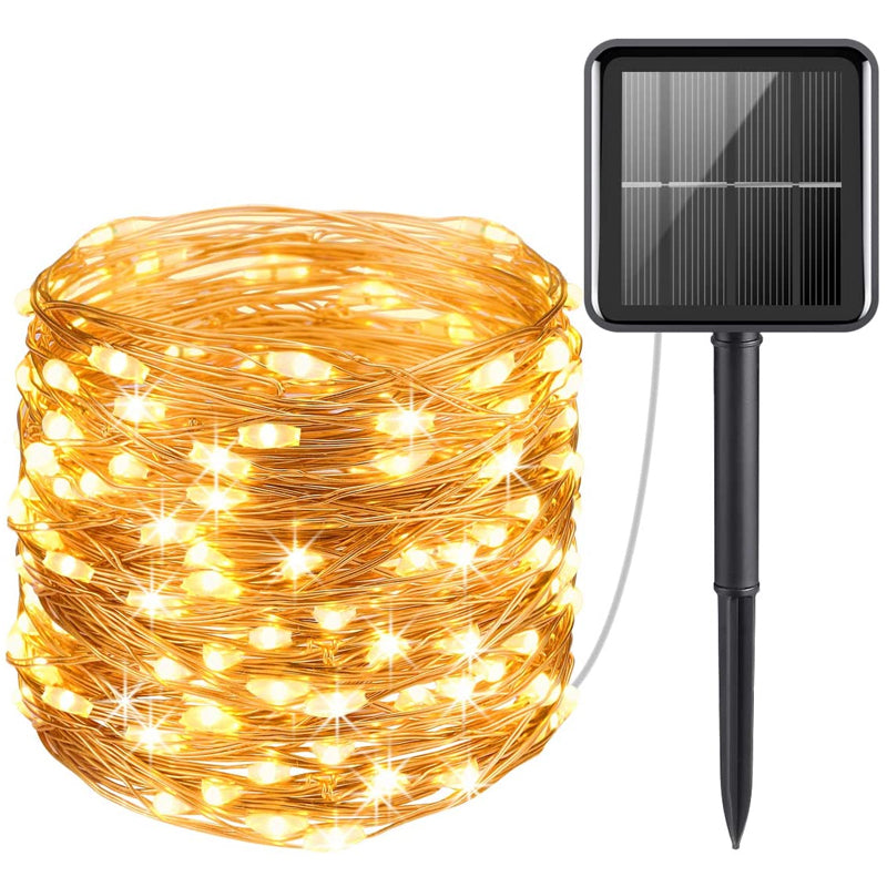 Floroux Mini guirlandes lumineuses | Lumières LED solaires | Décoration extérieure pour jardin et balcon