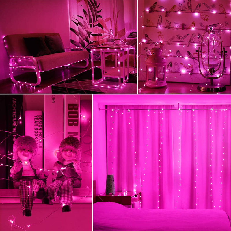 Floroux Mini guirlandes lumineuses | Lumières LED solaires | Décoration extérieure pour jardin et balcon