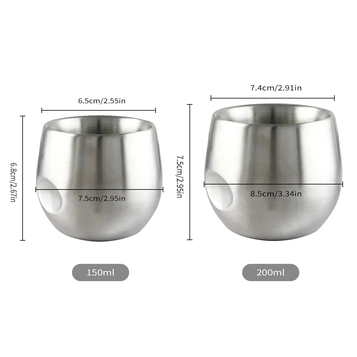 Tasse à espresso minimaliste avec isolation double