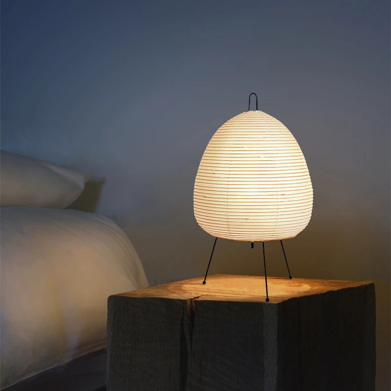 Floroux – Lampe de table inspirée du Japon pour une ambiance calme