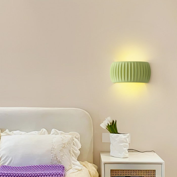 Floroux Moderne Art Deco Applique murale | Résine & LED Design | Éclairage élégant pour la maison