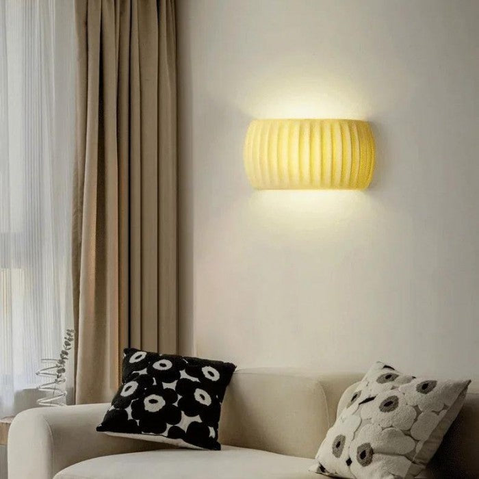 Floroux Moderne Art Deco Applique murale | Résine & LED Design | Éclairage élégant pour la maison