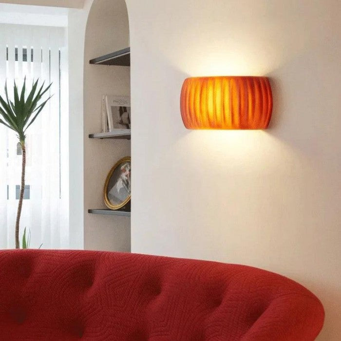 Floroux Moderne Art Deco Applique murale | Résine & LED Design | Éclairage élégant pour la maison