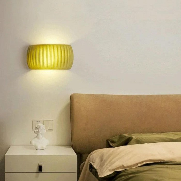 Floroux Moderne Art Deco Applique murale | Résine & LED Design | Éclairage élégant pour la maison
