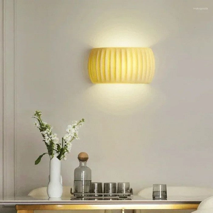 Floroux Moderne Art Deco Applique murale | Résine & LED Design | Éclairage élégant pour la maison