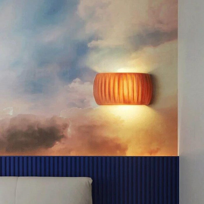 Floroux Moderne Art Deco Applique murale | Résine & LED Design | Éclairage élégant pour la maison