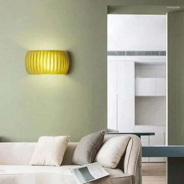 Floroux Moderne Art Deco Applique murale | Résine & LED Design | Éclairage élégant pour la maison