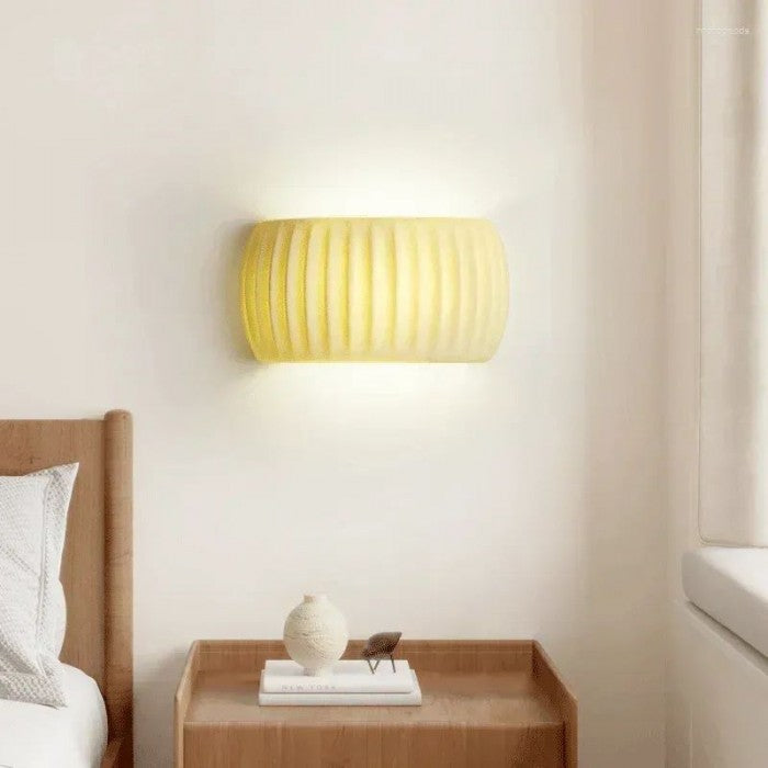 Floroux Moderne Art Deco Applique murale | Résine & LED Design | Éclairage élégant pour la maison