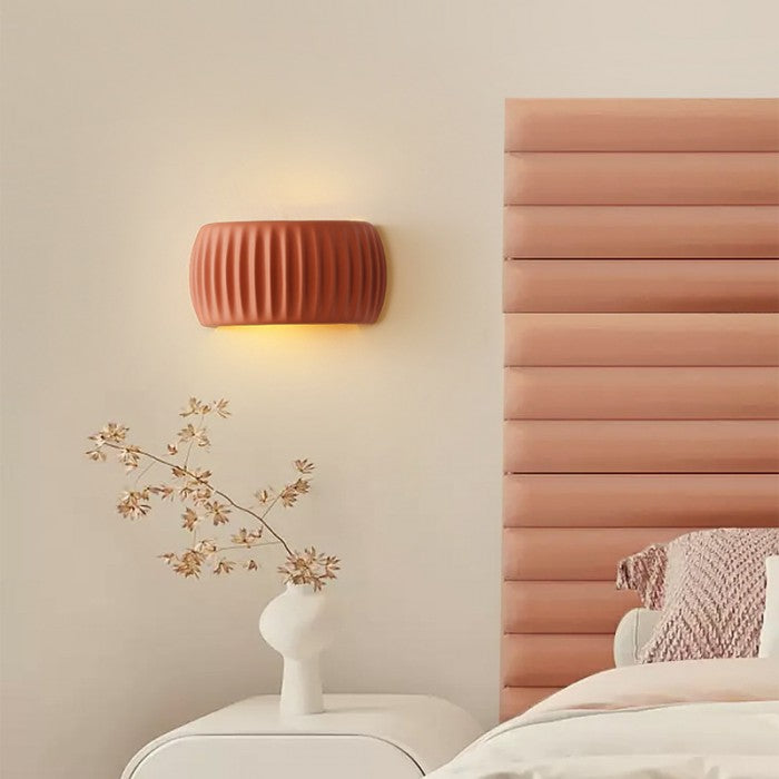 Floroux Moderne Art Deco Applique murale | Résine & LED Design | Éclairage élégant pour la maison