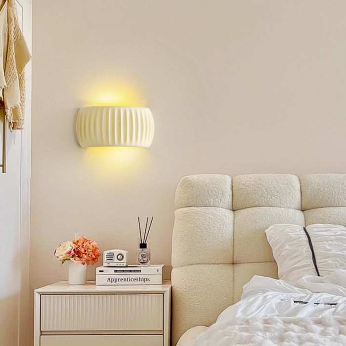 Floroux Moderne Art Deco Applique murale | Résine & LED Design | Éclairage élégant pour la maison