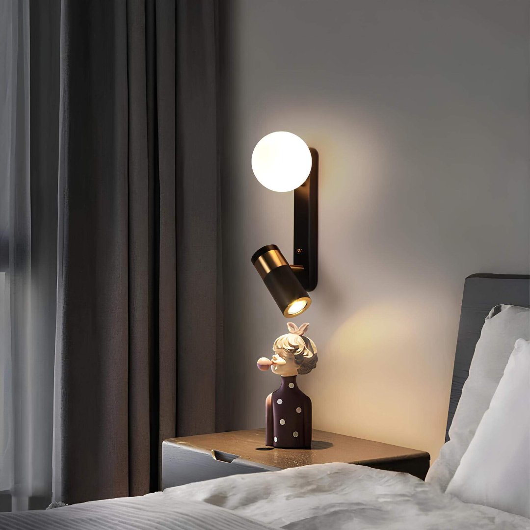 Floroux - Applique murale scandinave élégante avec technologie LED moderne