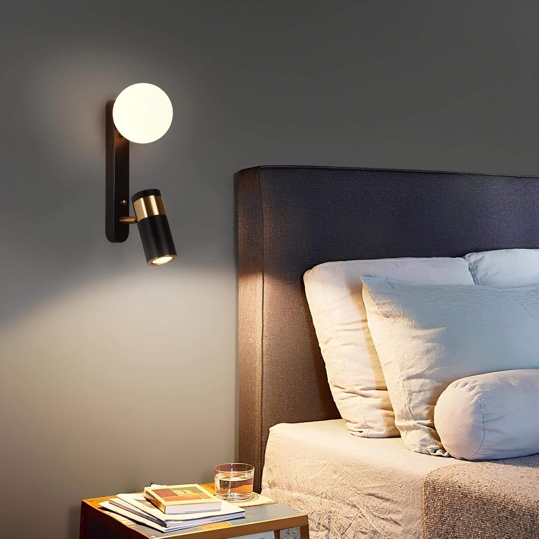 Floroux - Applique murale scandinave élégante avec technologie LED moderne