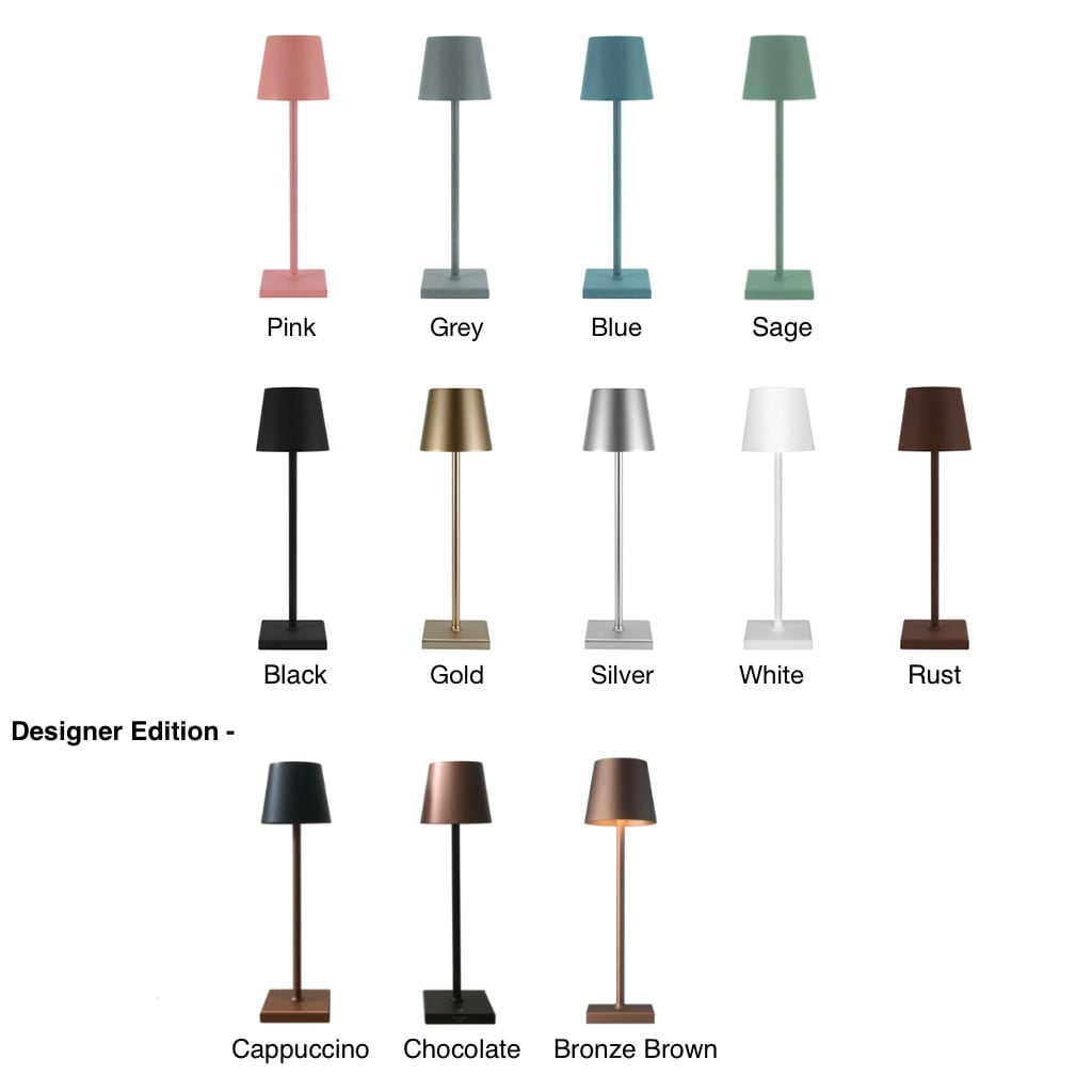 Lampe de Table LED Portable Floroux | Lumière d’Ambiance Sans Fil | Dimmable | Design Moderne | Idéal pour la Maison & le Bureau