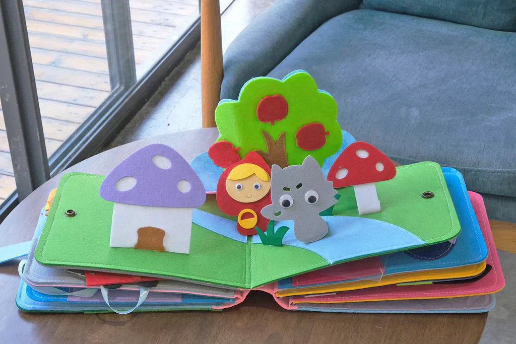 AdventureTales - Livre en feutre Montessori créatif