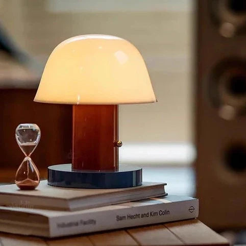 Floroux - Lampe de table style champignon pour une ambiance confortable inspirée de la nature