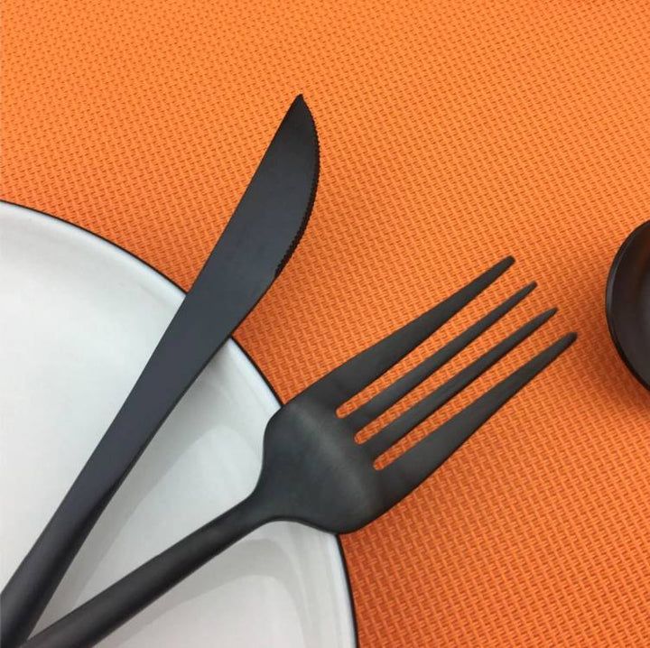 Ensemble de Couverts en Acier Inoxydable de Luxe : Dîner Élégant pour Toute Occasion