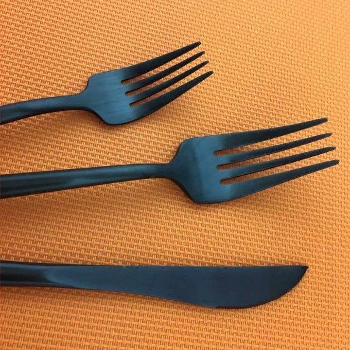 Ensemble de Couverts en Acier Inoxydable de Luxe : Dîner Élégant pour Toute Occasion