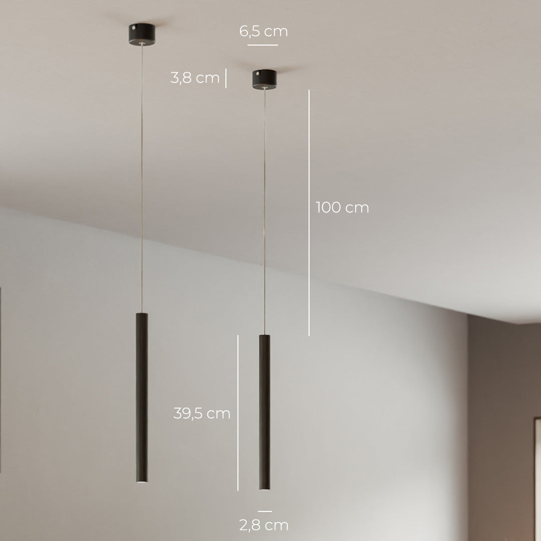 Floroux Suspension LED Minimaliste | Design Moderne | Lampe de Plafond Élégante pour Salon & Bureau