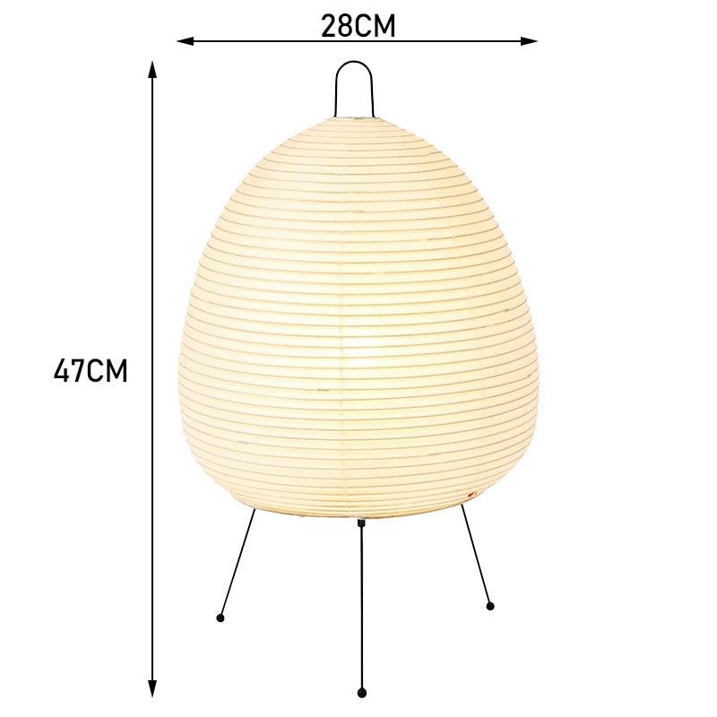 Lampe de départ en papier de riz Noguchi