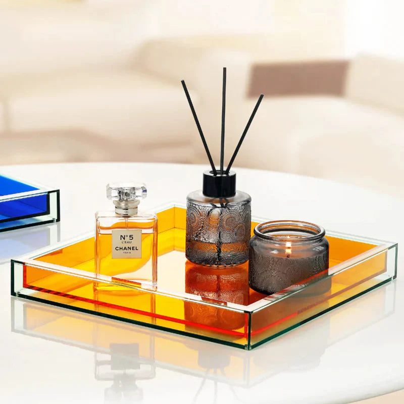 Plateau de service en acrylique "Couleur Pop"