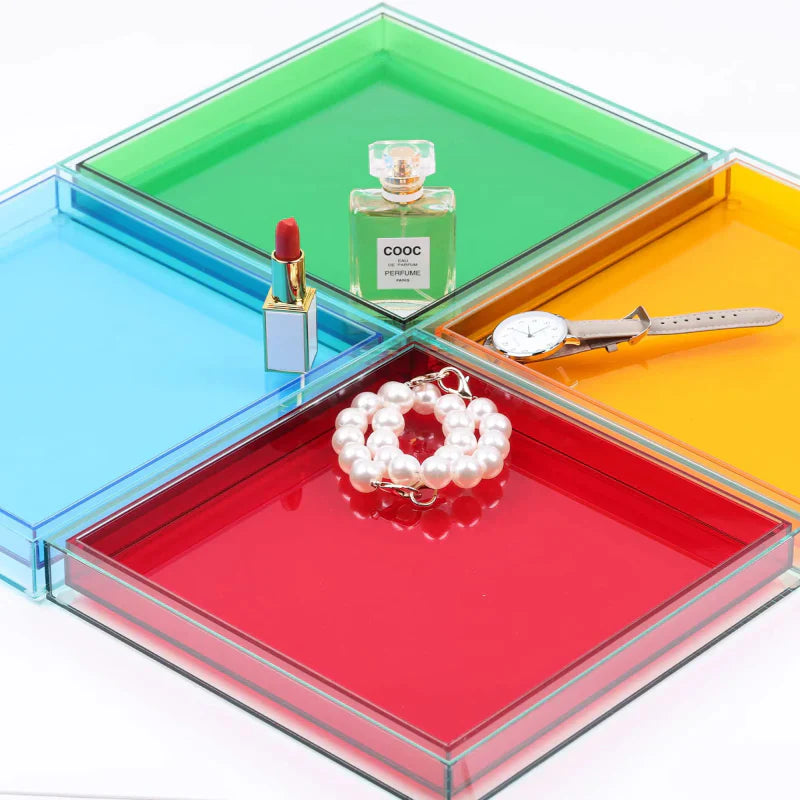 Plateau de service en acrylique "Couleur Pop"