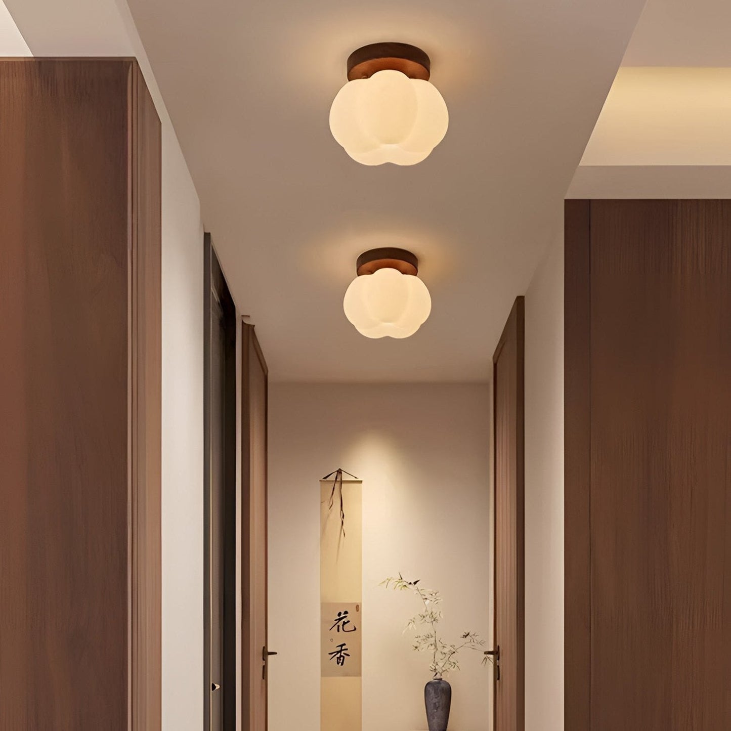 Floroux Flush Ceiling Light | LED Ceiling Lamp | Modern Design | Mood Light for Living Room & Bedroom