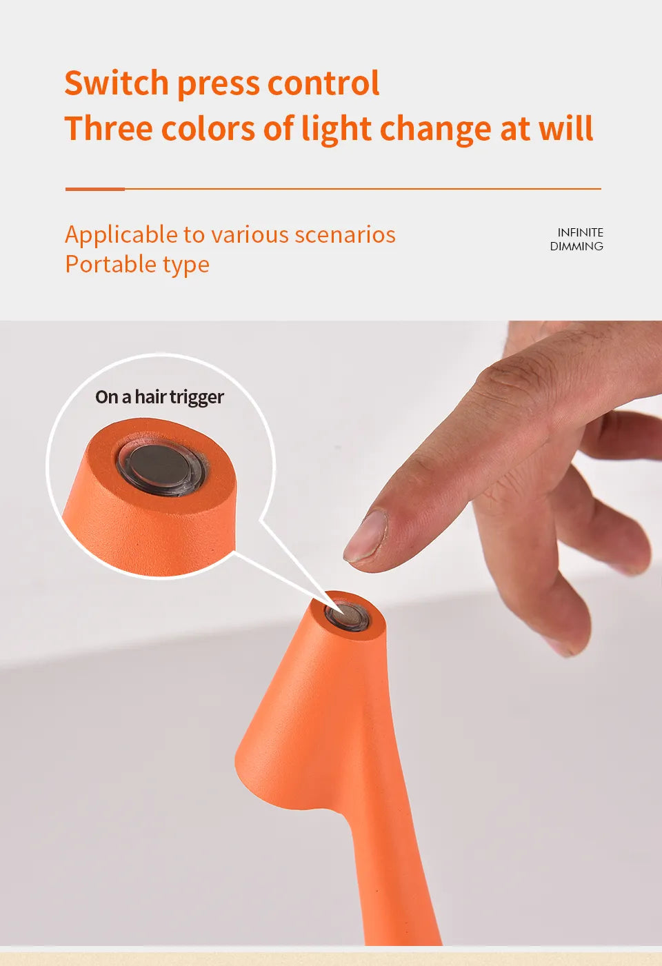LumièreÉlégance - Lampe de Table à Variation Tactile