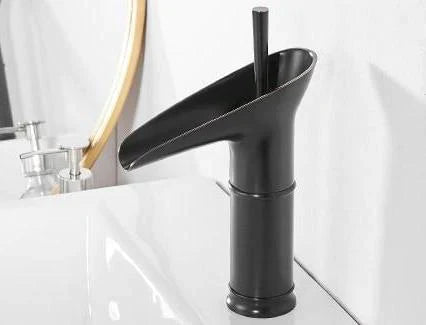 Antique Floroux waterfall faucet | Bathroom faucet | Solid brass | Modern and classic | Sink mixer