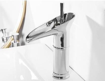 Antique Floroux waterfall faucet | Bathroom faucet | Solid brass | Modern and classic | Sink mixer