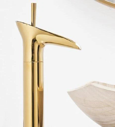 Antique Floroux waterfall faucet | Bathroom faucet | Solid brass | Modern and classic | Sink mixer